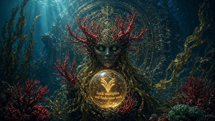 Abyssal Relic #0858 — Luck multiplies and finds your work